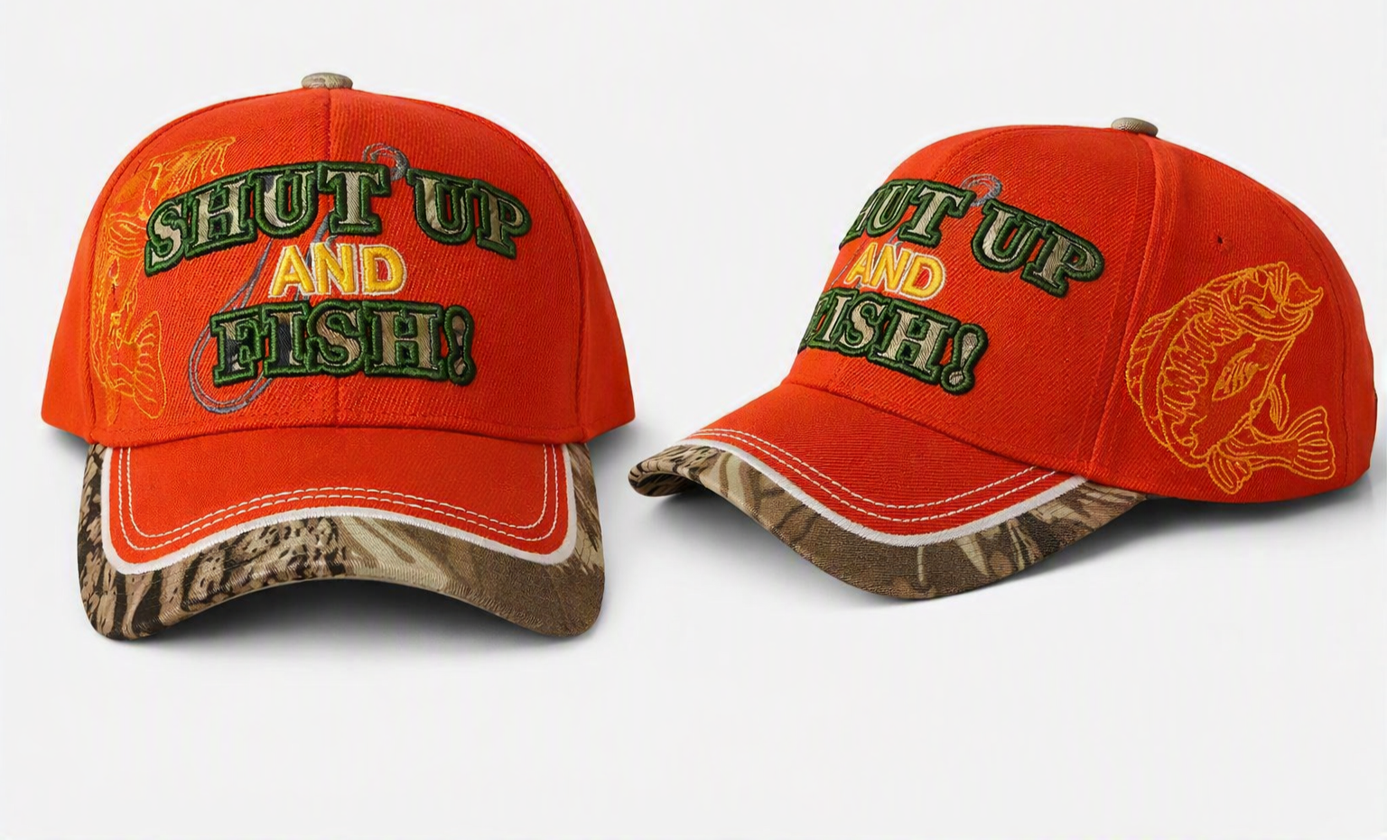 Fishing Cap — Orange