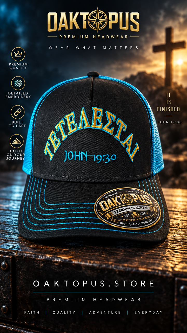 It Is Finished Cap — Front